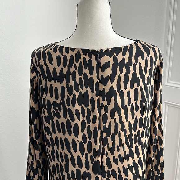 LOFT | Tunic Shift Dress | Leopard Print | Size 12 - Picture 6 of 14